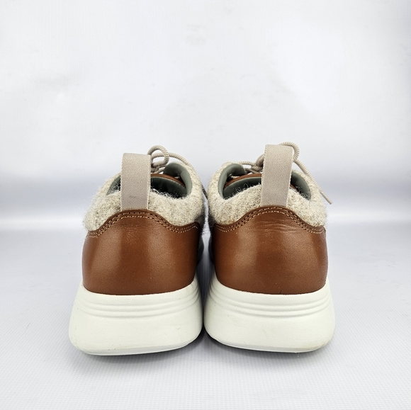 Johnston & Murphy Men's Amherst Wool U-Throat Sneakers Beige Size 10 - Picture 5 of 9